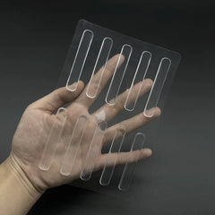 Silicone Anti-Collision Strips for Furniture Protection - Pack of 10