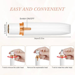 Multifunctional 4 Way Lady Shaver