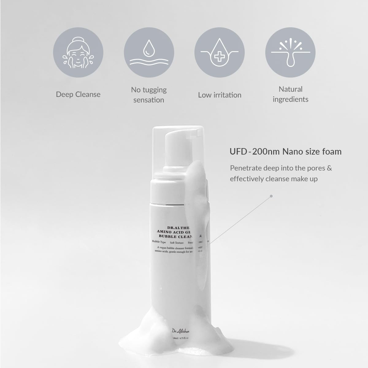 Dr Althea Amino Acid Gentle Bubble Cleanser - 140ml