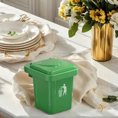 Wall-Mounted Mini Trash Can & Ashtray with Lid