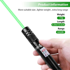 Metal Green Multipurpose Laser Light with designing Disco Pointer Pen