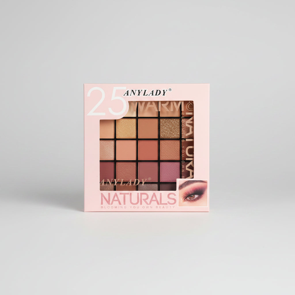 ANYLADY 25 Color Warm Naturals Eyeshadow Palette