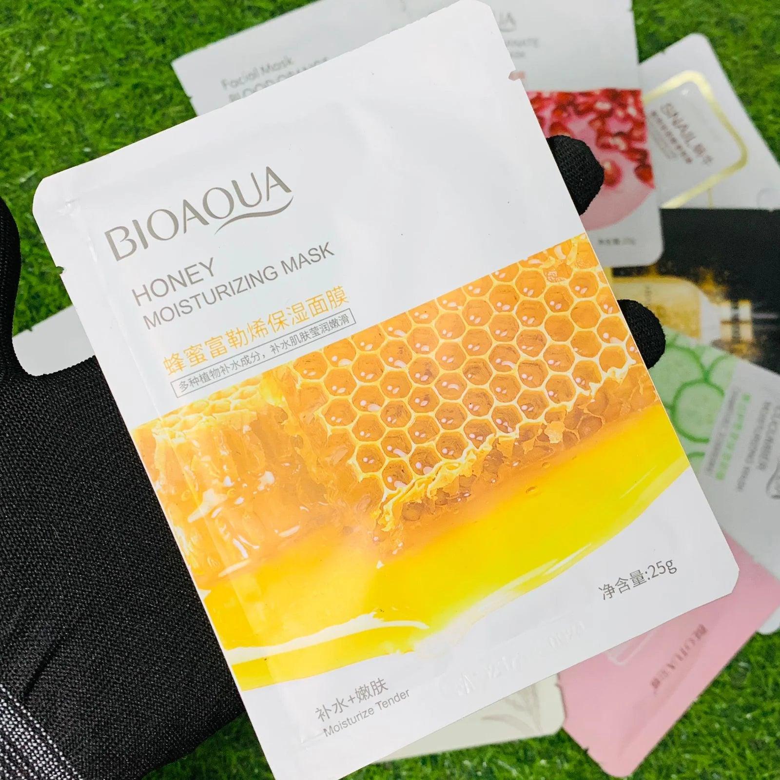 Moisturizing Face Sheet Masks - 10pcs