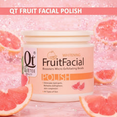 Quetee Beauty QT Fruit Facial Polish For All Skin Type - 300g