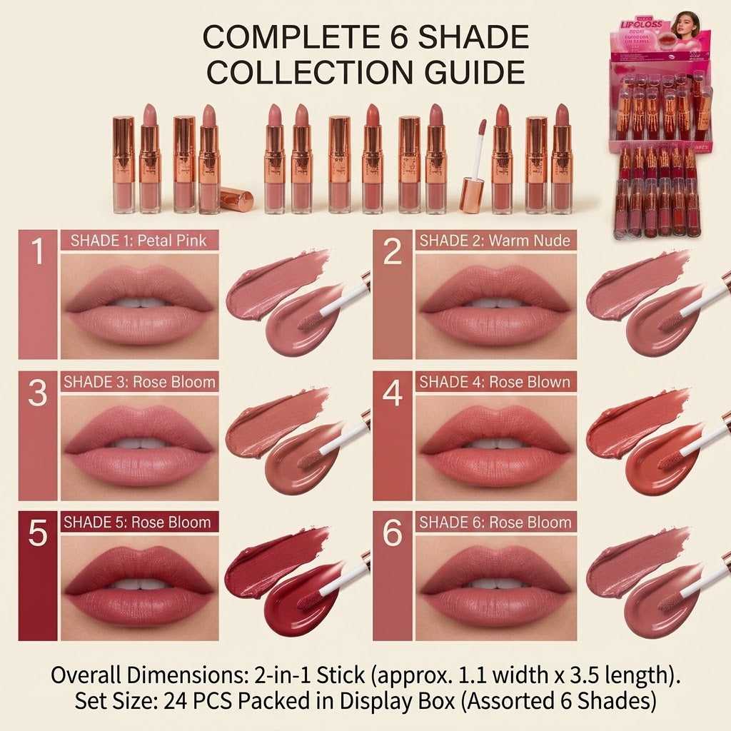 Sugar 2-in-1 Matte Lipgloss