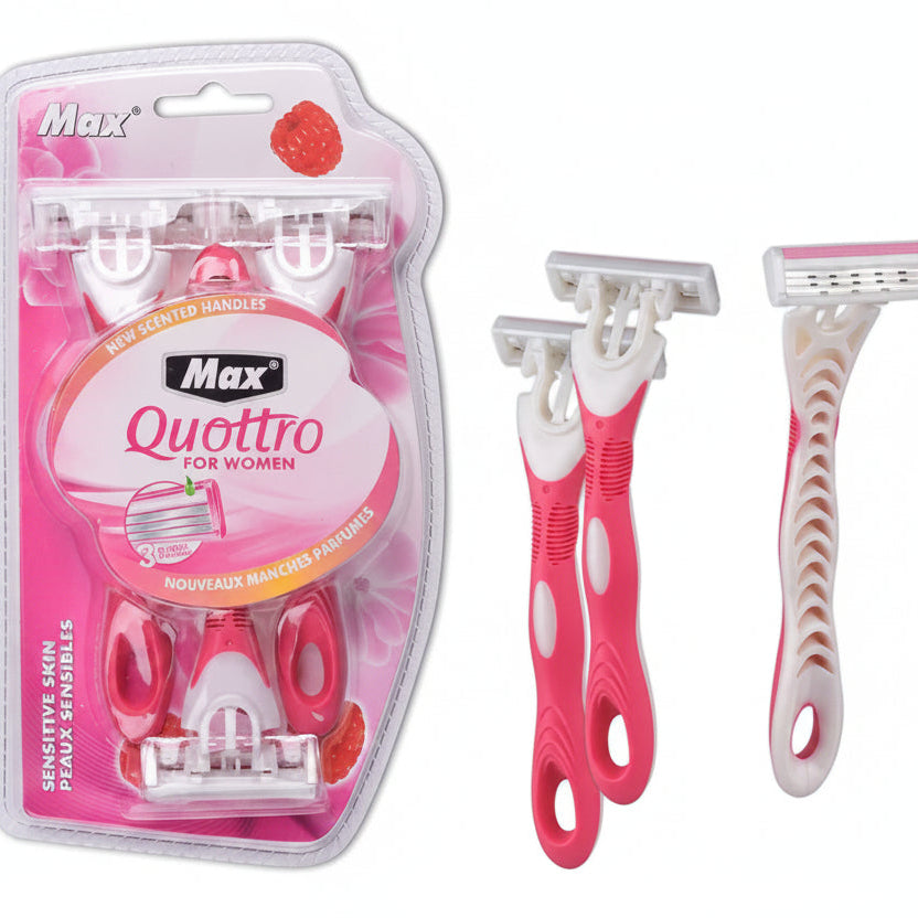 Max Triple Blade Bikini Disposable Body Razor Lady Women