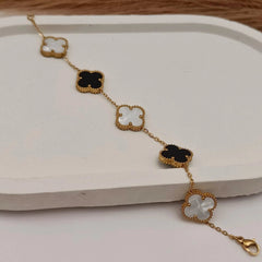 Stainless Steel Clover Bracelet - Each