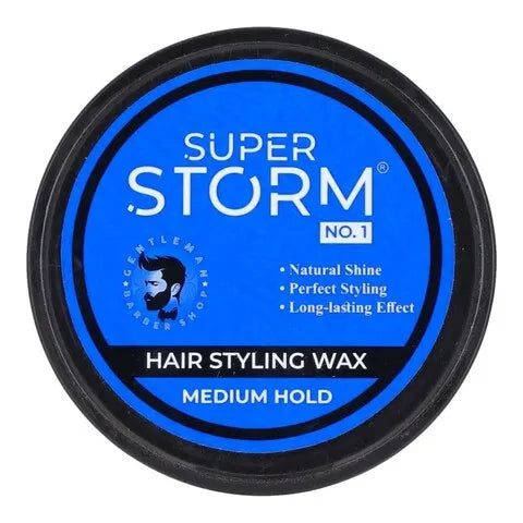Super Storm Hair Styling wax Medium Hold NO 1