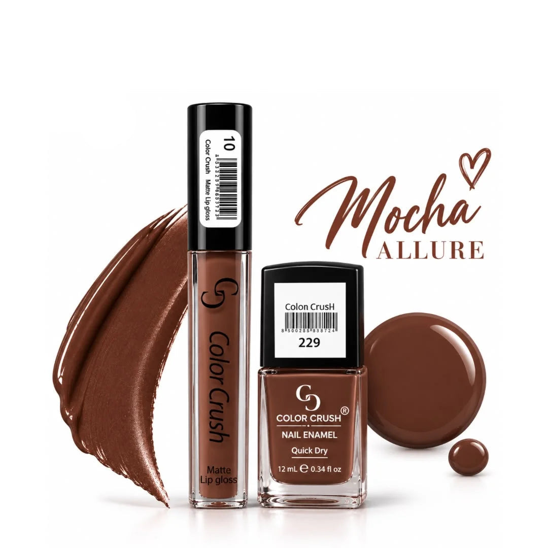 Color Crush Matte Lip Gloss & Quick Dry Nail Polish
