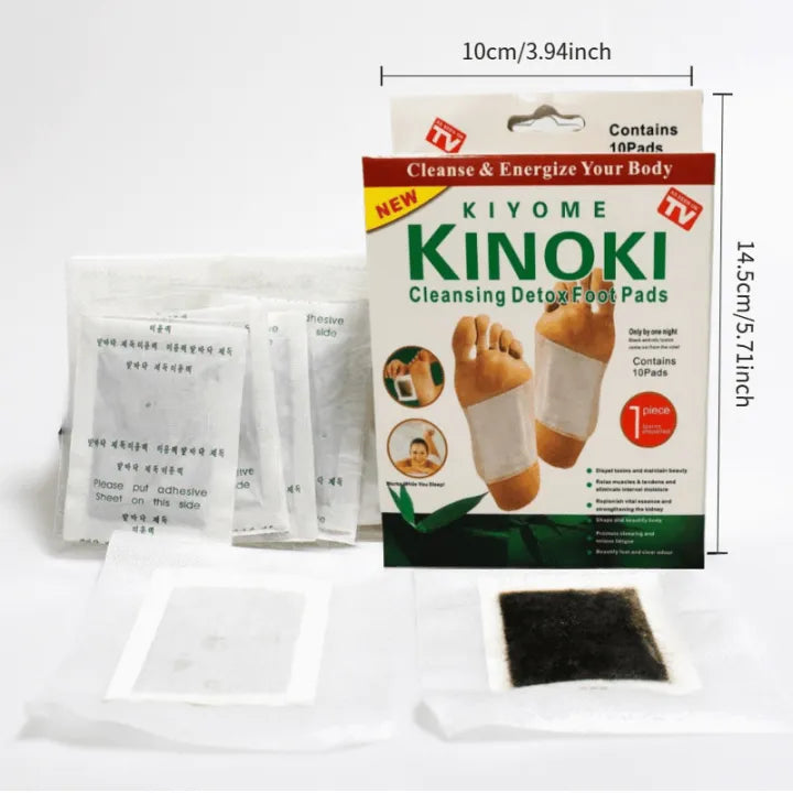 Kinoki Detox Foot Patches Pads for Men & Women - 10Pcs