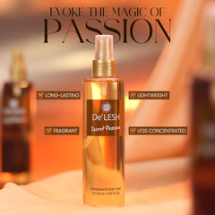 Delesh Secret passion Fragrance Body Mist - 150ml