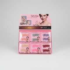Romantic Myth Almond Style Cat's Eye Nails
