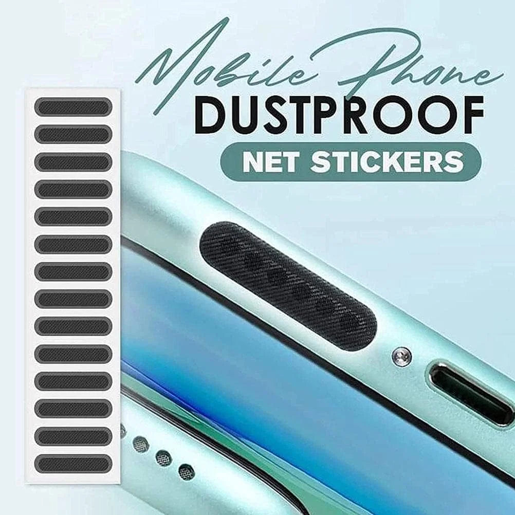Universal Mobile Phone Dustproof Net Stickers - 10 Pcs