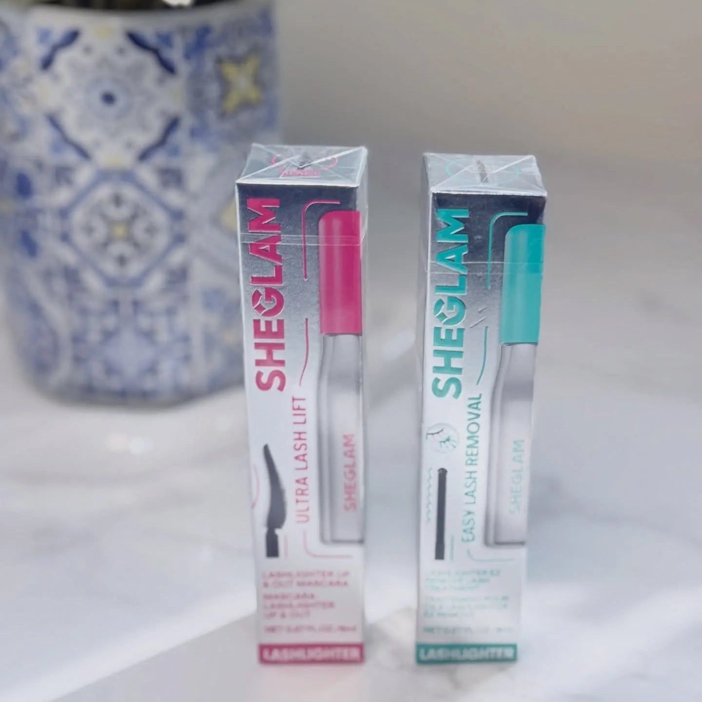 SHEGLAM Lashlighter Up & Out Mascara & Lashlighter EZ Remove Lash Treatment set - 8ml Each