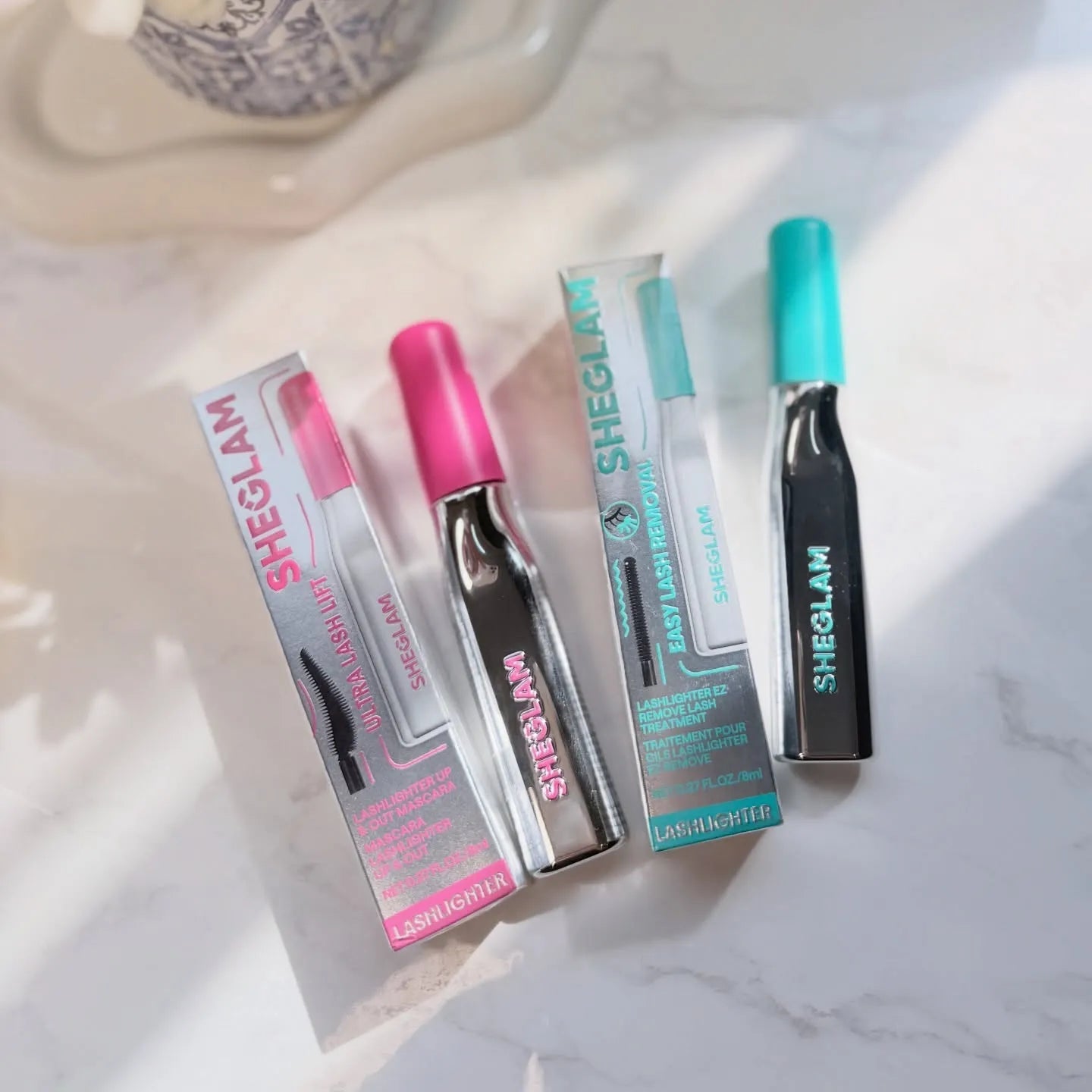 SHEGLAM Lashlighter Up & Out Mascara & Lashlighter EZ Remove Lash Treatment set - 8ml Each