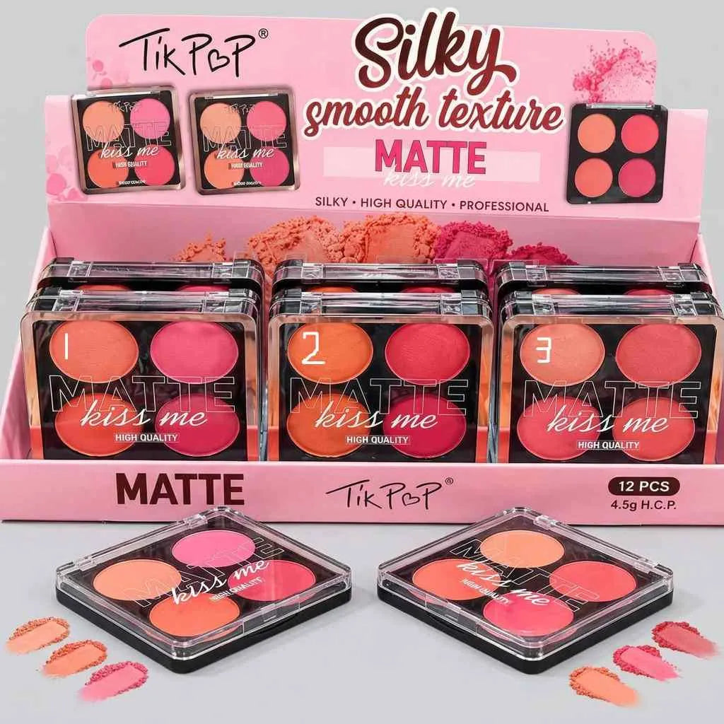 Tik Pop Matte Kiss Me Blush Palette