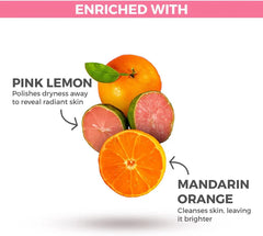 ST. Ives - Pink Lemon and Mandarin Orange - Radiant Skin Exfoliating Shower Gel Body Wash - 650 ml