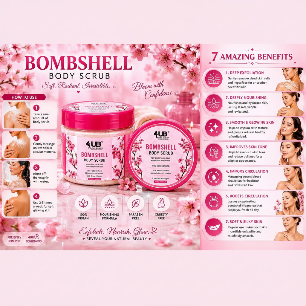 Ultra Beauty Bombshell Body Scrub - 200gm