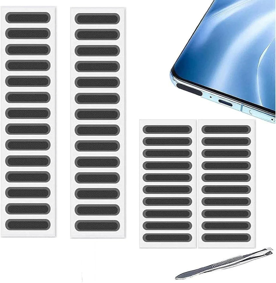 Universal Mobile Phone Dustproof Net Stickers - 10 Pcs