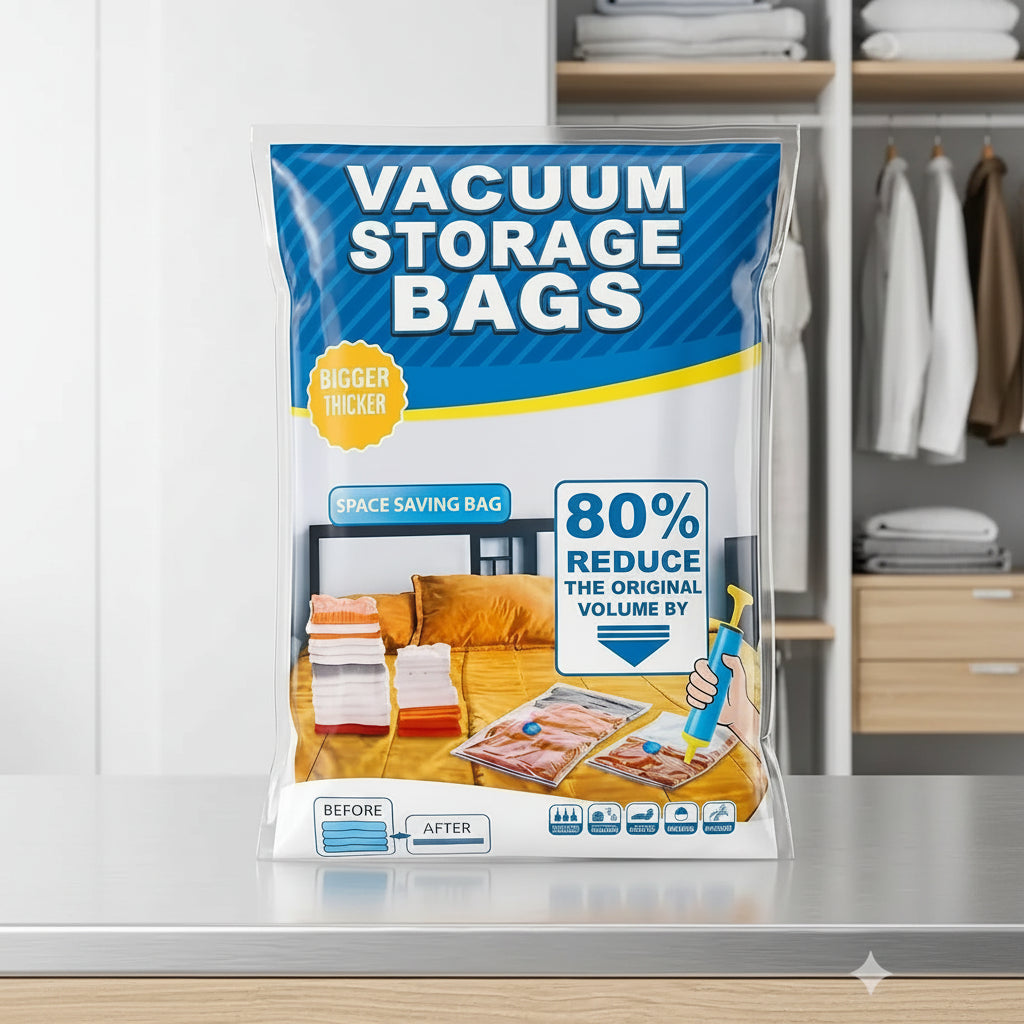 Vacuum Storage Bags – 5-in-1 Set
