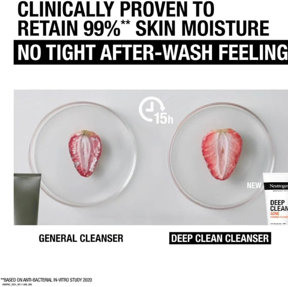 Neutrogena Deep Clean Brightening Foaming Cleanser - 100g