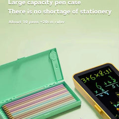 2 in 1 Writing Tablet With Mobile Shaped Pencil Box