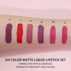 CAKAILA Matte Liquid Lipstick Makeup Set - 6Pcs
