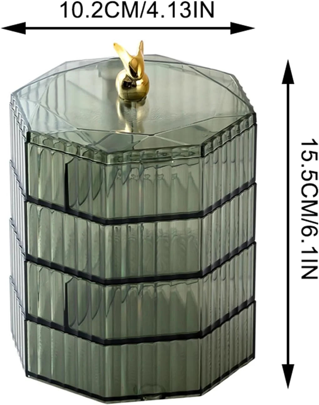4-Layer Acrylic Jewellery Box