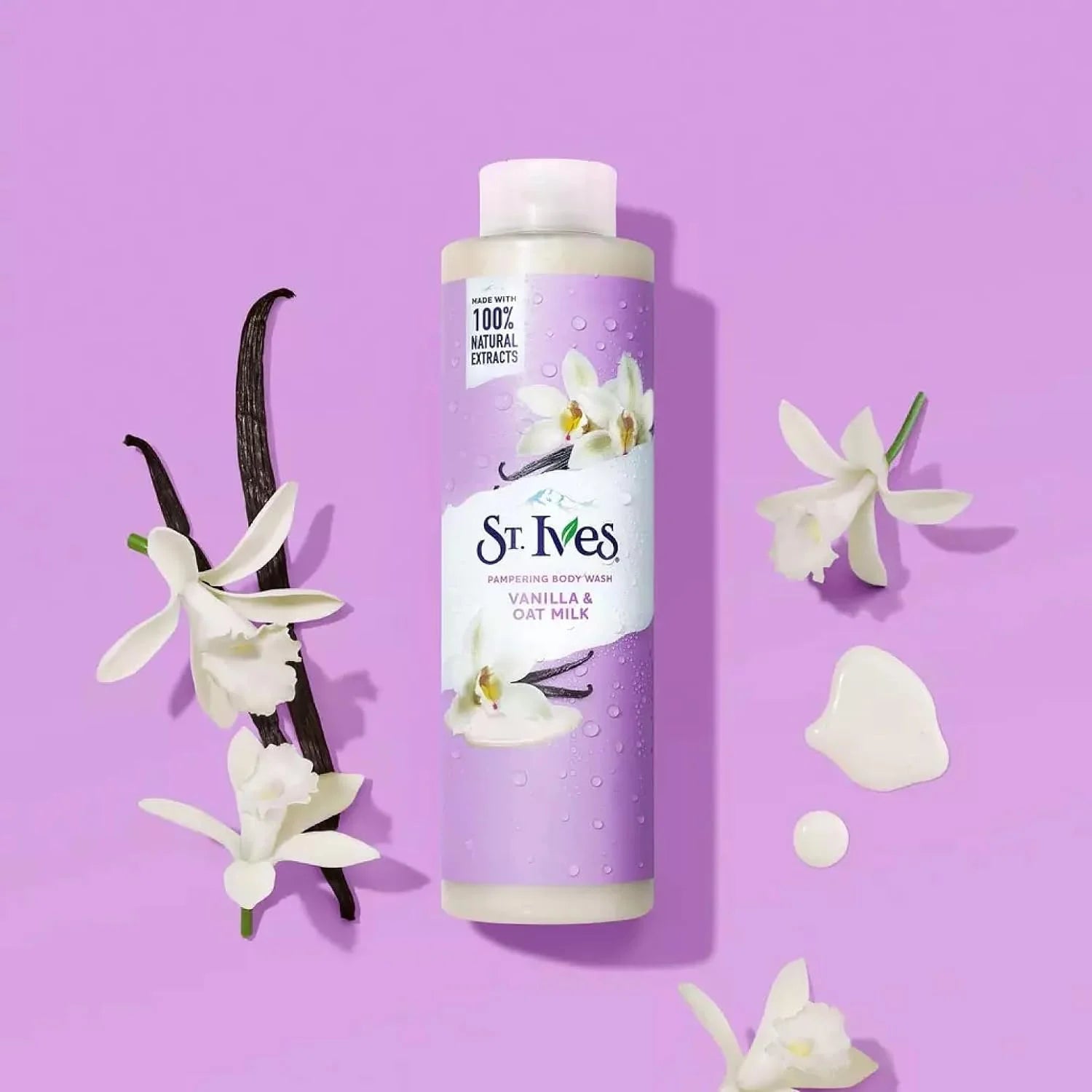 St. Ives Body Wash Vanilla +Oat Milk - 700ml