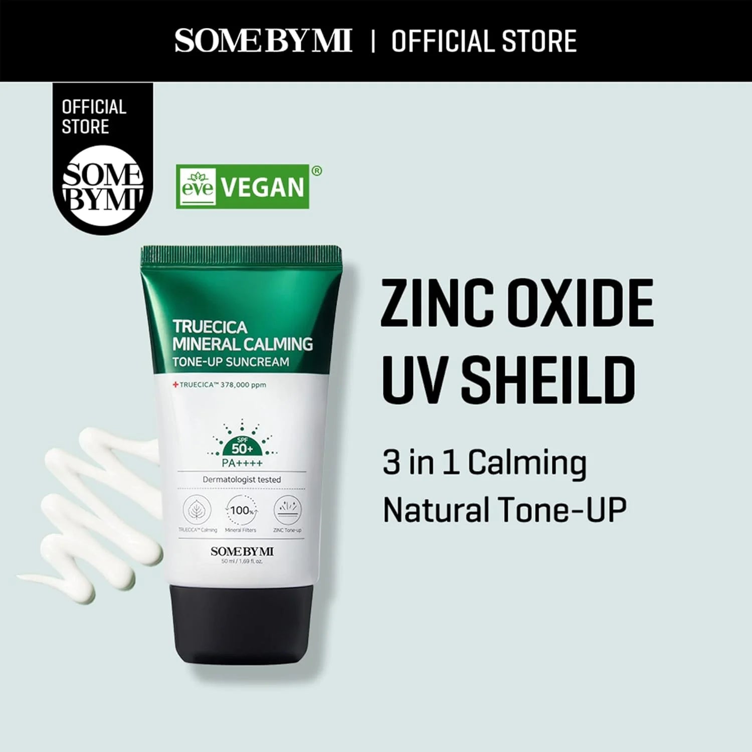 Some By Mi ruecica Mineral Calming Tone-Up Suncream -  50ml