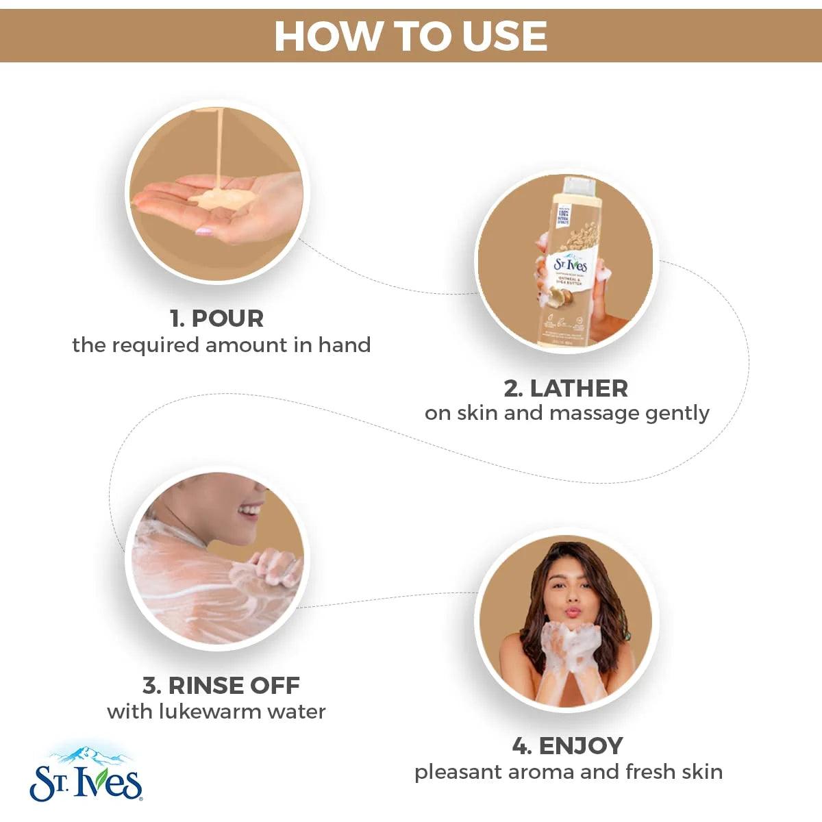 St. Ives Body Wash Soothing Oatmeal & Shea Butter