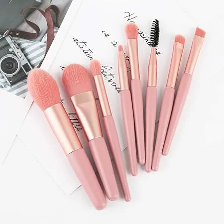 8‑Piece Mini Makeup Brush Set