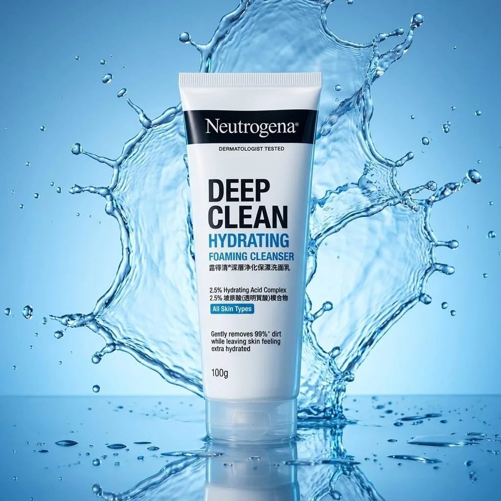 Neutrogena Deep Clean Hydrating Foaming Cleanser - 100g