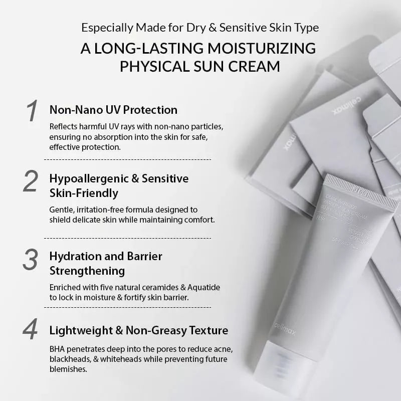 Celimax Dual Barrier Watery Sun Cream SPF 50+ PA++++ - 40ml