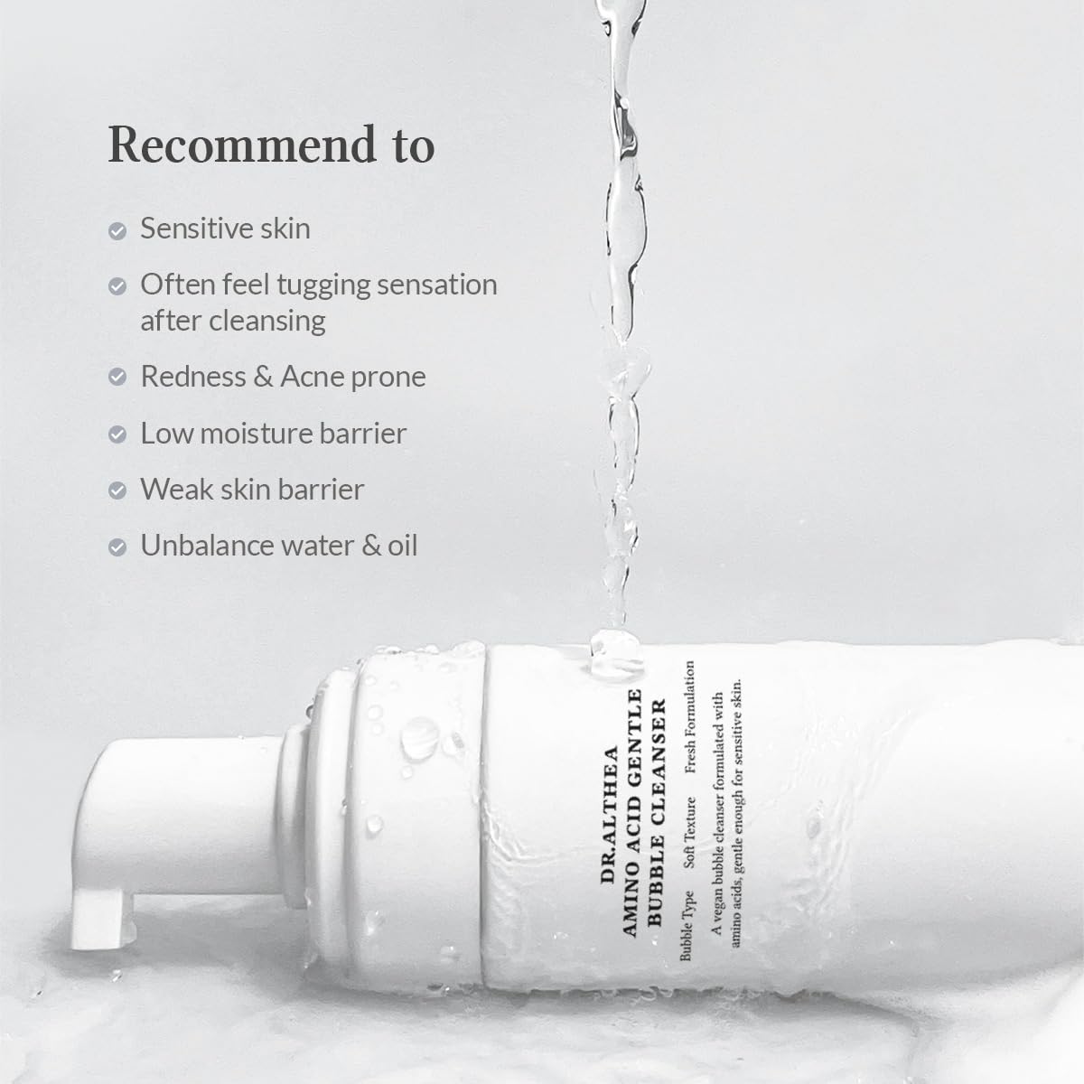Dr Althea Amino Acid Gentle Bubble Cleanser - 140ml