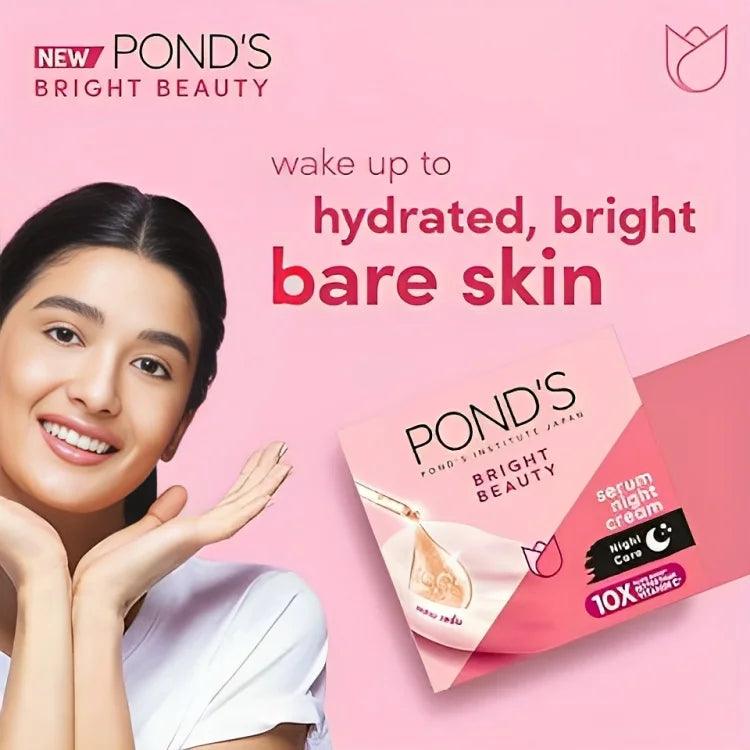Pond's Bright Beauty Serum Night Cream - 50g