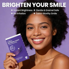 Purple Teeth Whitening Strips for Sensitive Teeth - Pack of 7 Strips