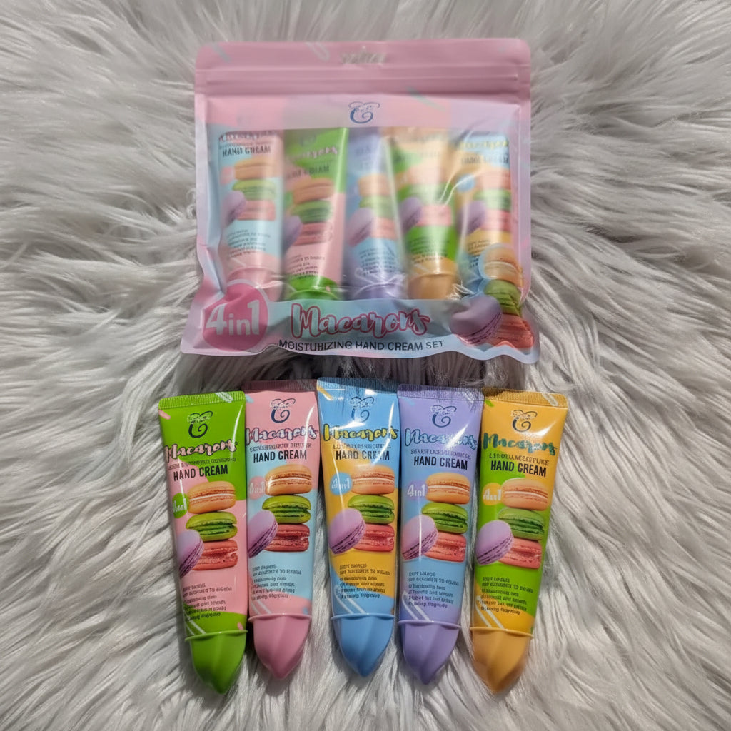 Etacs House Macarons 4 in 1 Hand Cream - 5Pcs