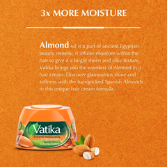 Vatika Naturals Almond Styling Hair Cream - 140ml