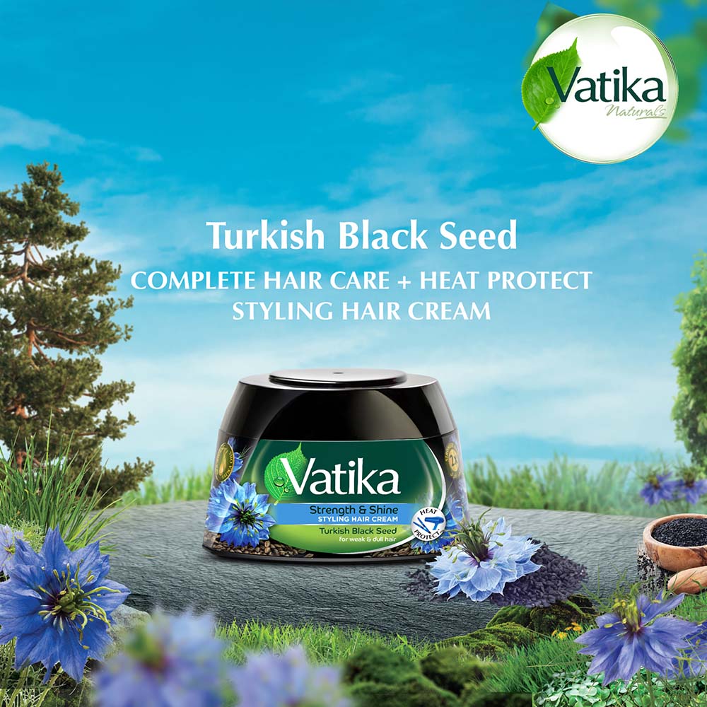 Vatika Strength & Shine Styling Hair Cream - Turkish Black Seed