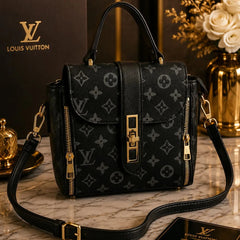 Louis Vuitton Monogram Print Crossbody Handbag