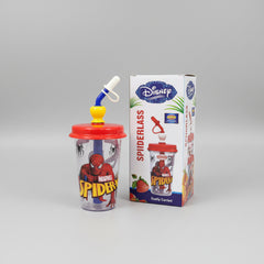Disney Cartoon themed tumbler with a straw