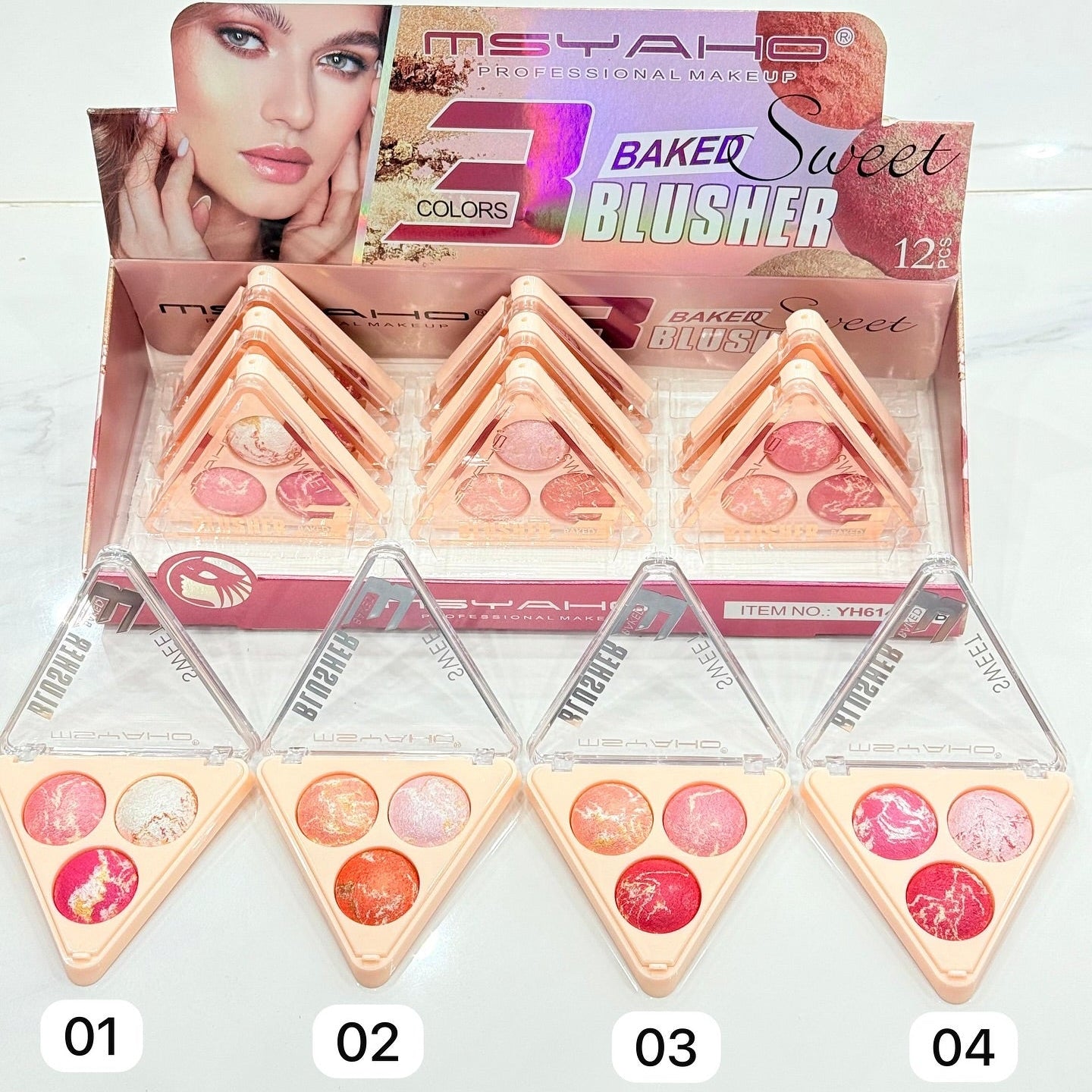 Msyaho Baked Sweet Blusher - 3 Colors