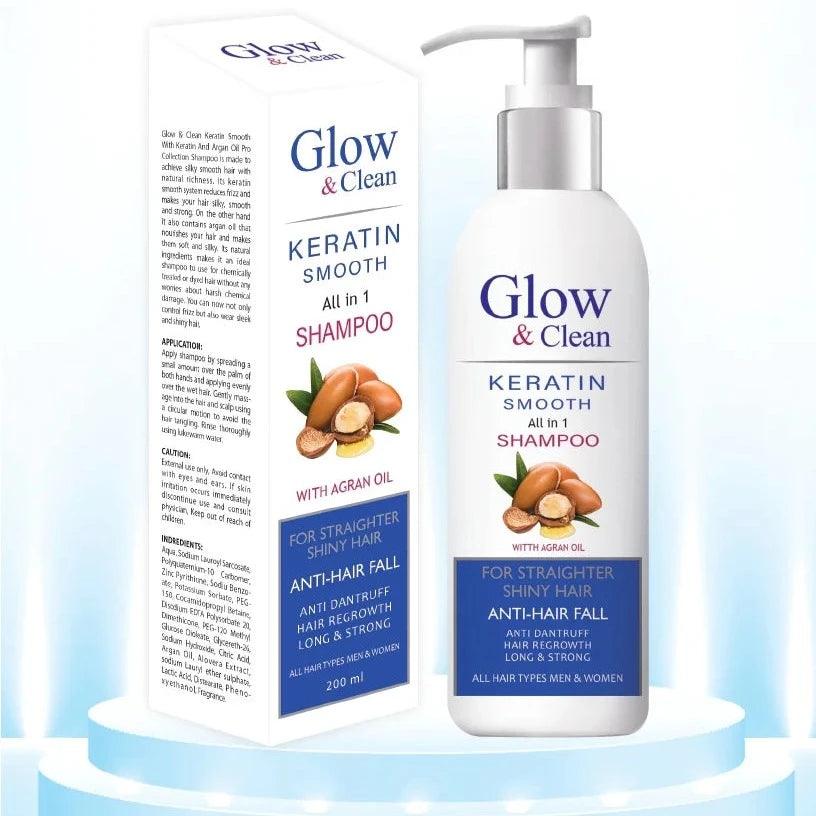 Glow & Clean Keratin Hair Shampoo - 200ml