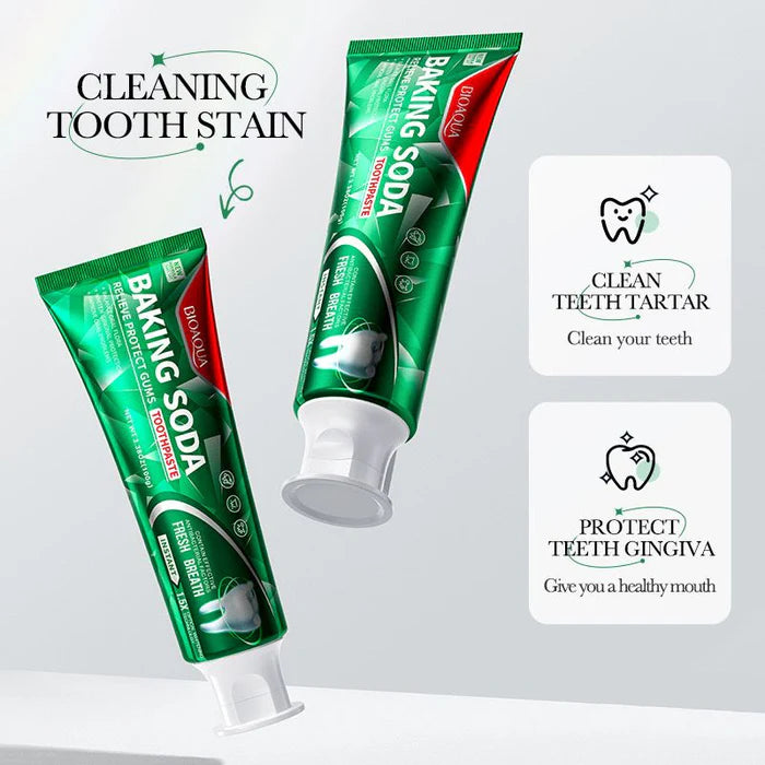 Bioaqua Baking Soda Whitening Relieve Pain & Protect Gums Toothpaste - 100g