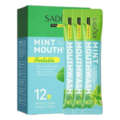 Sadoer Mint Portable Mouth Wash Box - 12pcs
