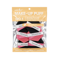 Pink Key Make-Up Puff - 6 Pcs
