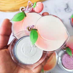 HUDA MOJI Peach-Themed Keychain Blusher & Highlighter - Each