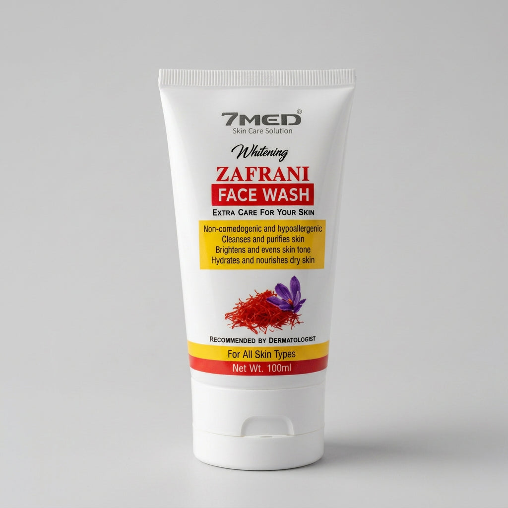 7MED Whitening Zafrani Face Wash - 100ml