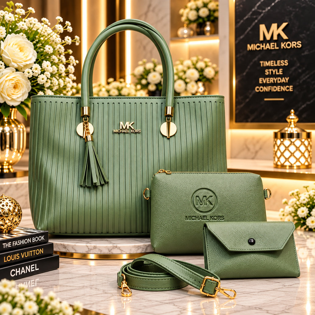 Michael Kors 3 in 1 Womens Handbag Set